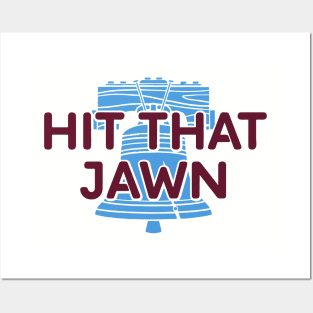 Hit that Jawn, Philadelphia Baseball design Posters and Art